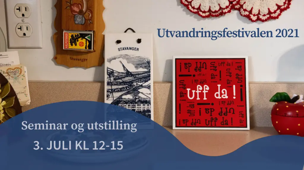 Utvandringsfestival - utstiilingsplakat