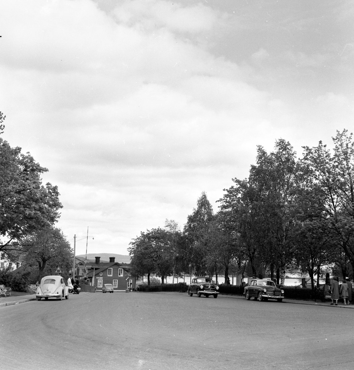 Bild tagen i Bollnäs, troligen juni 1957.