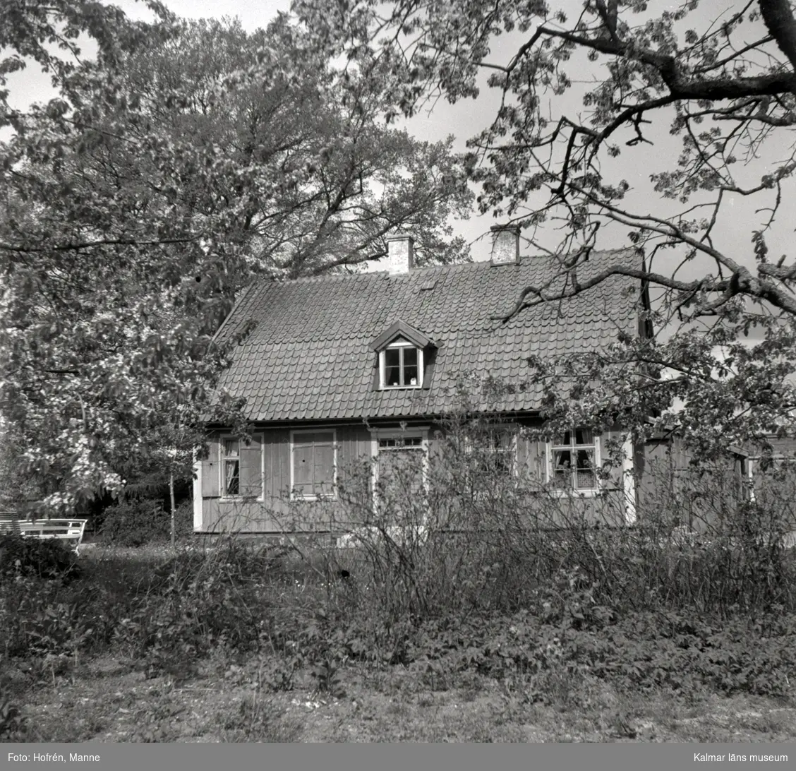 Krusenstiernska gården i gamla stan i Kalmar. Huvudbyggnaden.