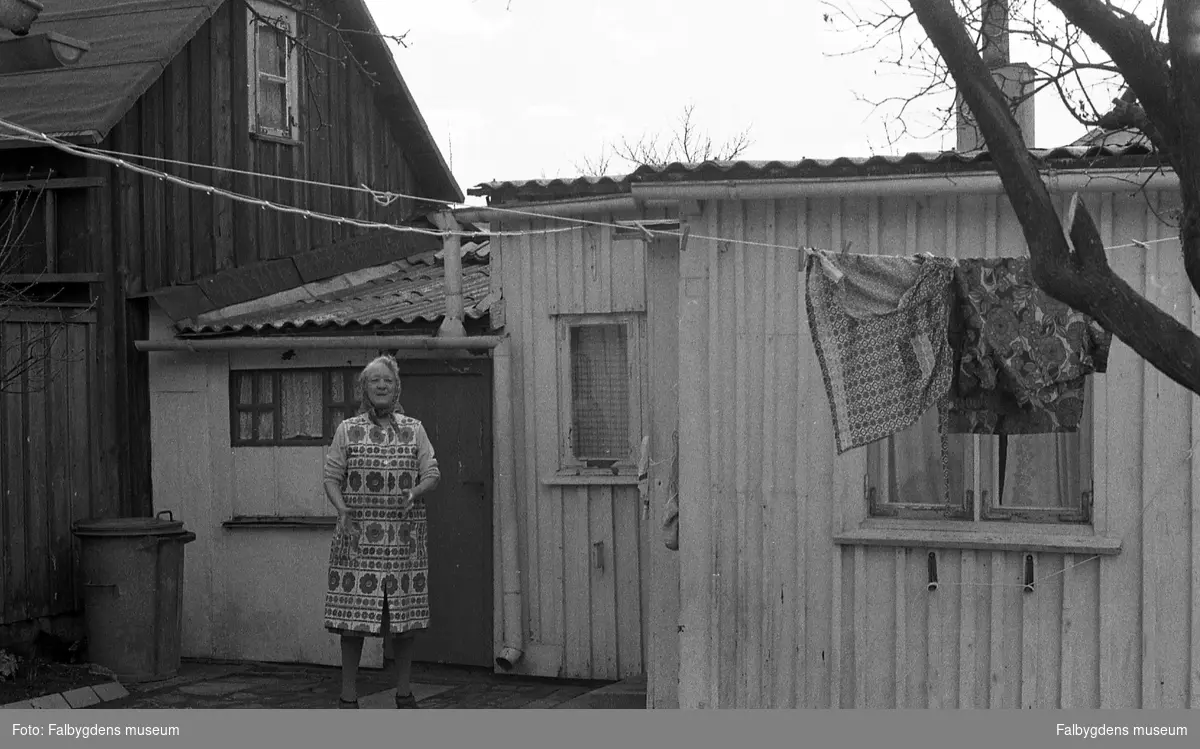 Byggnadsinventering 1972. Kopparslagaren 5. Uthus från gården.