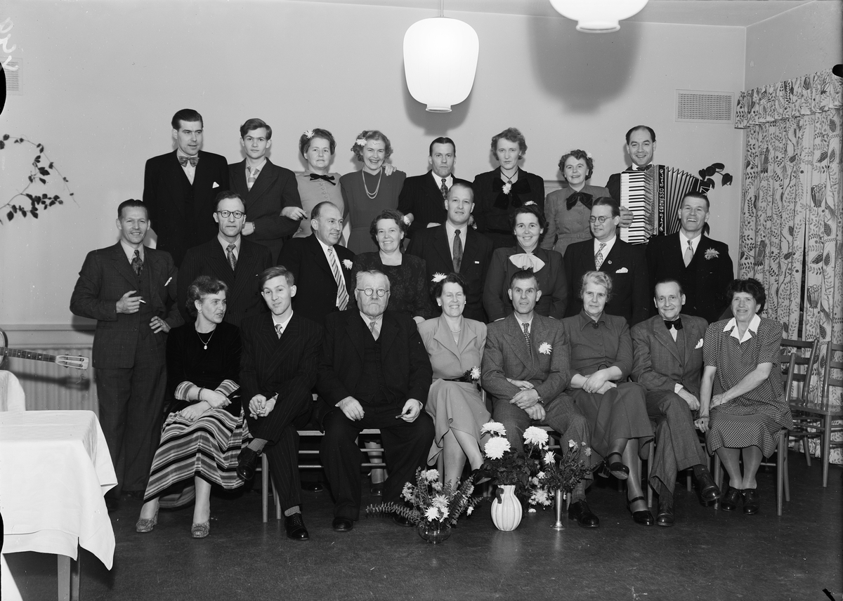 Konsums personal på Höganäsgatan 11, Uppsala 1949