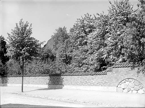 Mur runt Kristinagatan nr 14, Västerås.