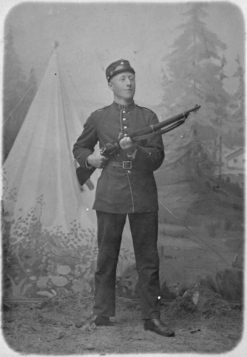 Soldatportrett, ca. 1910-1920.