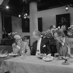 Mentz Schulerud, Per Aabel og Sigurd Winge på restaurant Blo