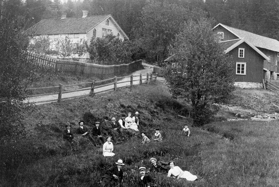 Hedegärdegård omkring år 1915.