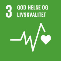 FNs tredje berekraftsmål: god helse og livskvalitet. Illustrasjon