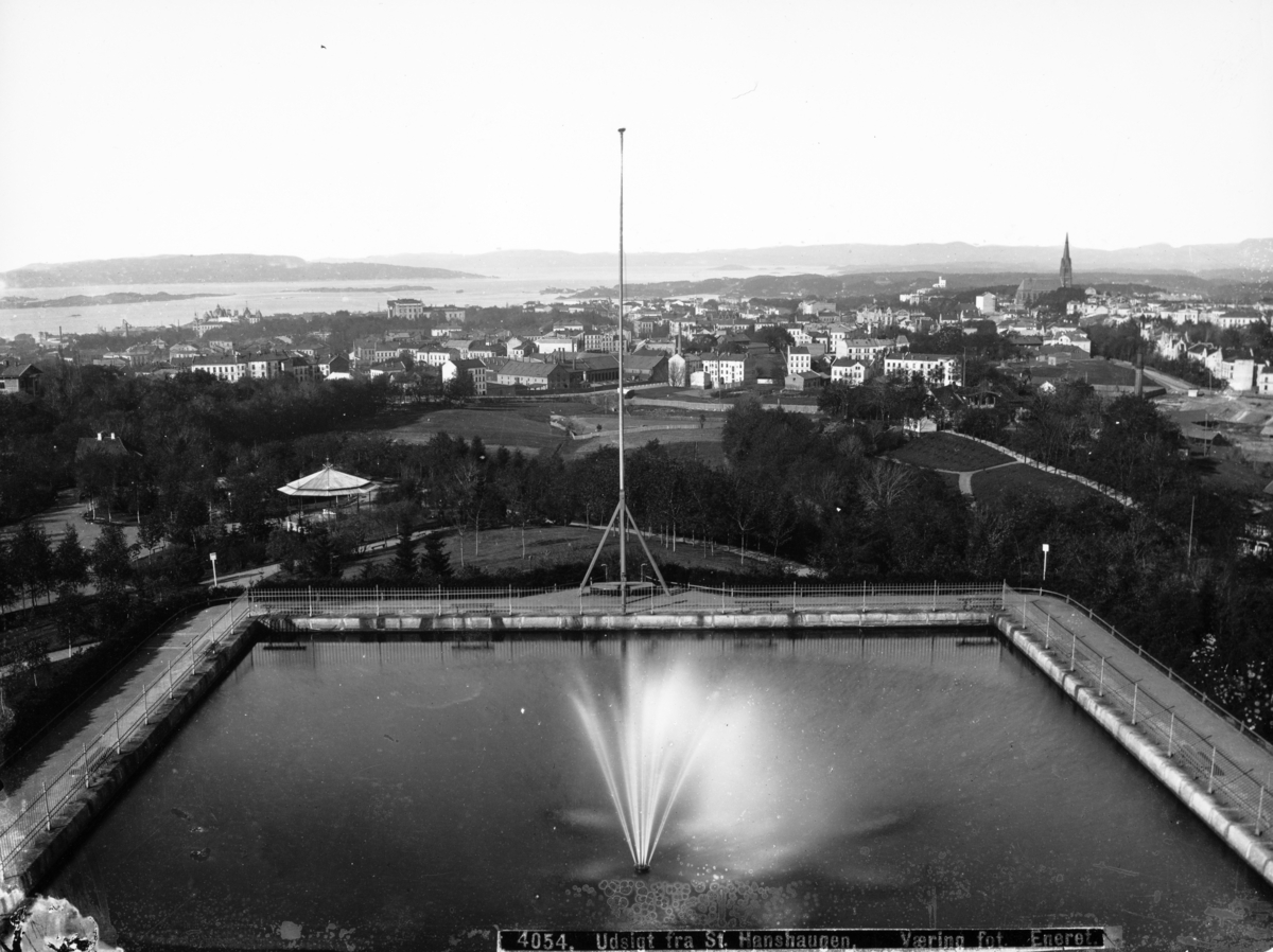 Utsikt fra St.Hanshaugen i Oslo. 