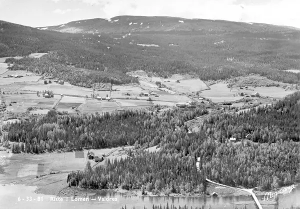 Postkort Med Ristegrenda, Vestre Slidre. - Valdres Folkemuseum ...