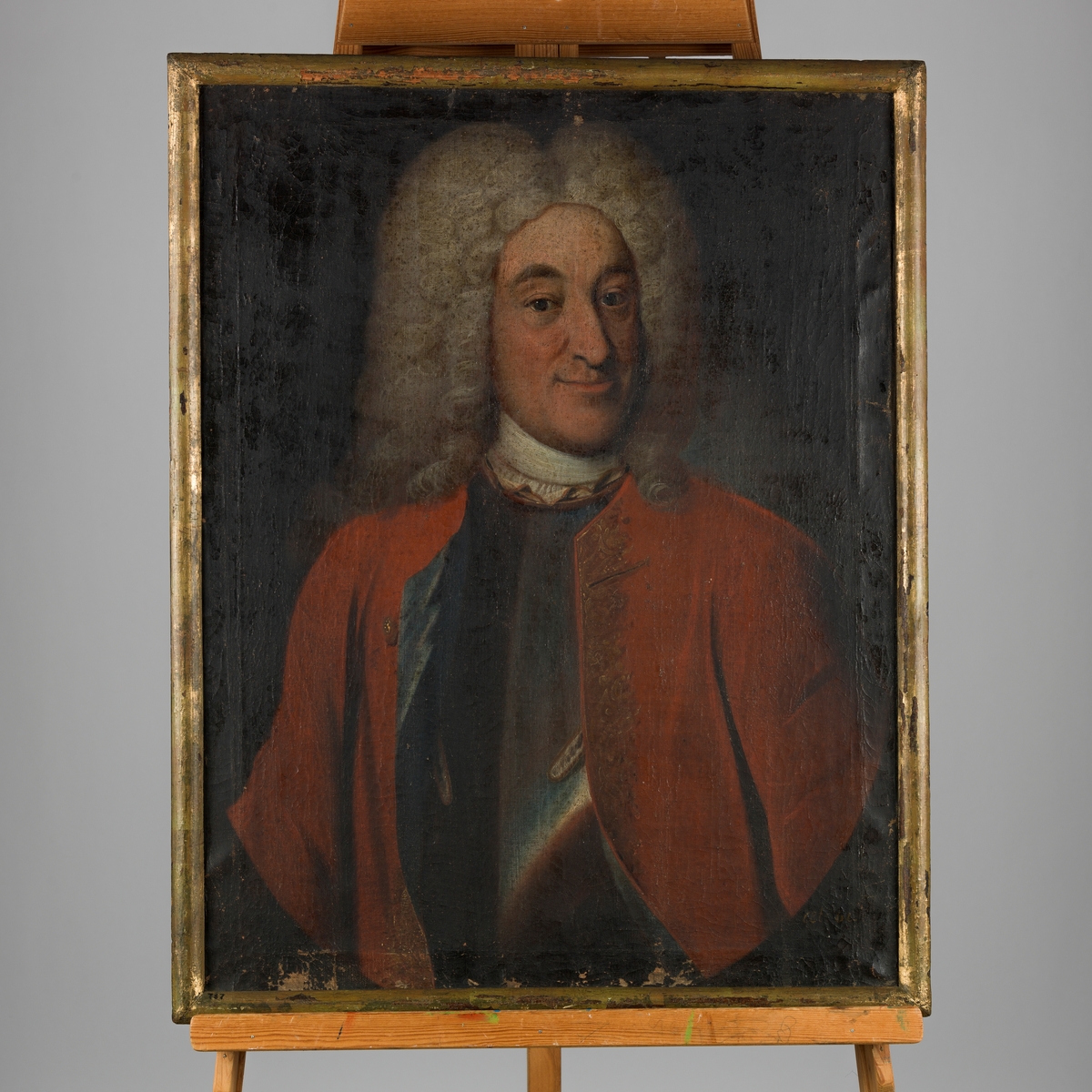 Oljemaleri med portrett av mann i uniform (Johan Wilhelm Oetken, 1670-1733).