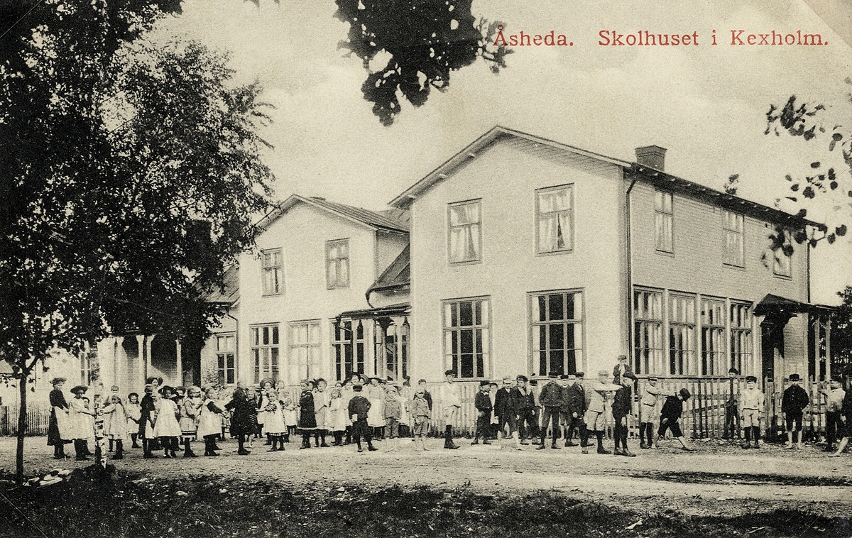 Skolhuset i Kexholm, Åseda, 1913.