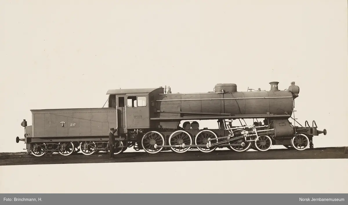 Damplokomotiv type 26a 217 som nytt