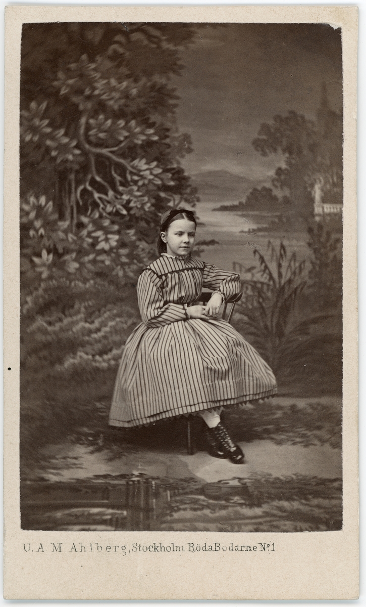 Kabinettsfotografi - Sofia Gyllenhaal, Stockholm 1860-tal