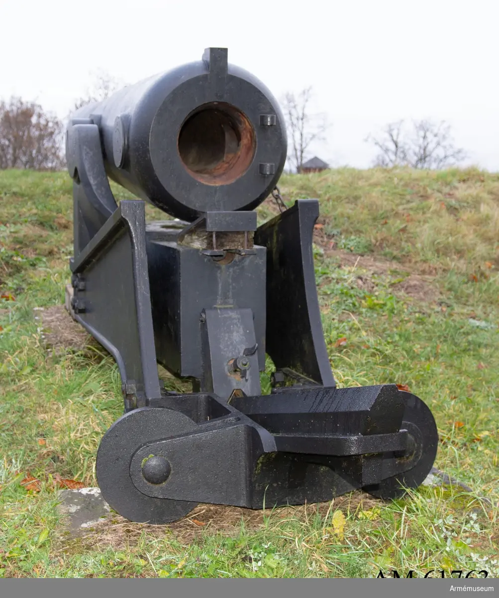 Grupp F I.
Lavett till 23 cm lätt slätborrad kanon m/1852.