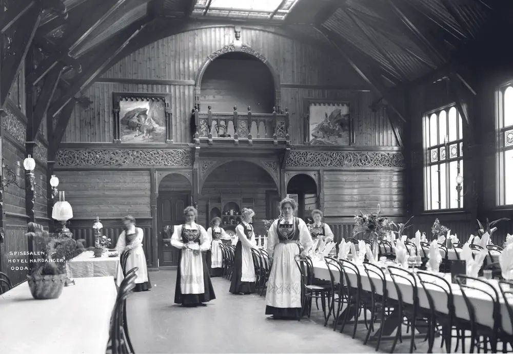 Hotell Hardanger. Foto: Norsk folkemuseum.