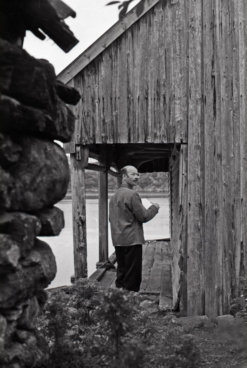 Solhålå, sjøbruksanlegget i Vedavågen. - Haugalandmuseet / DigitaltMuseum