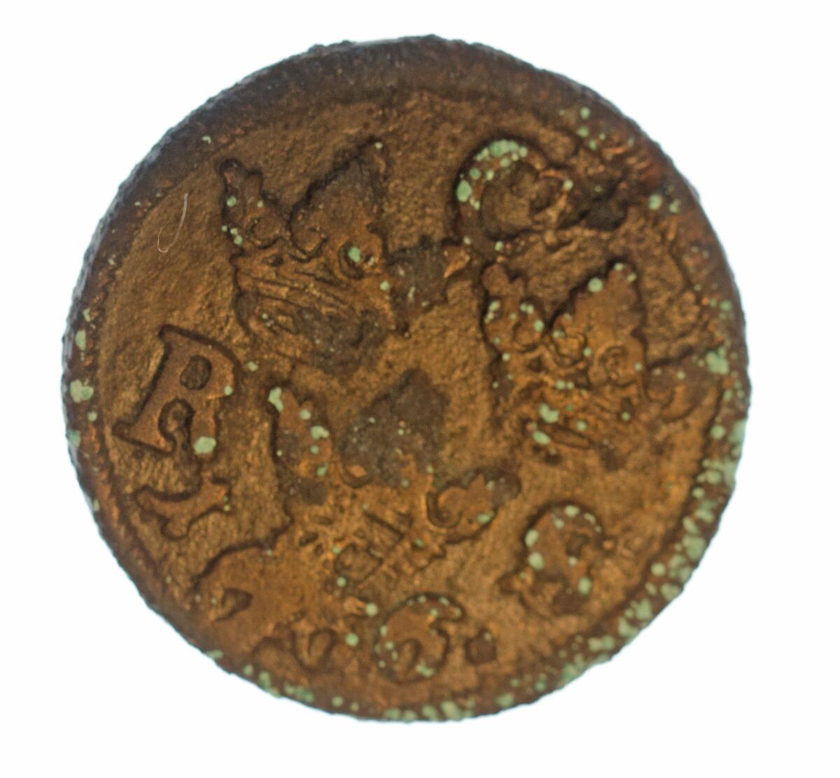 Mynt, 1/6 öre s.m. från Karl XI tid, 1666