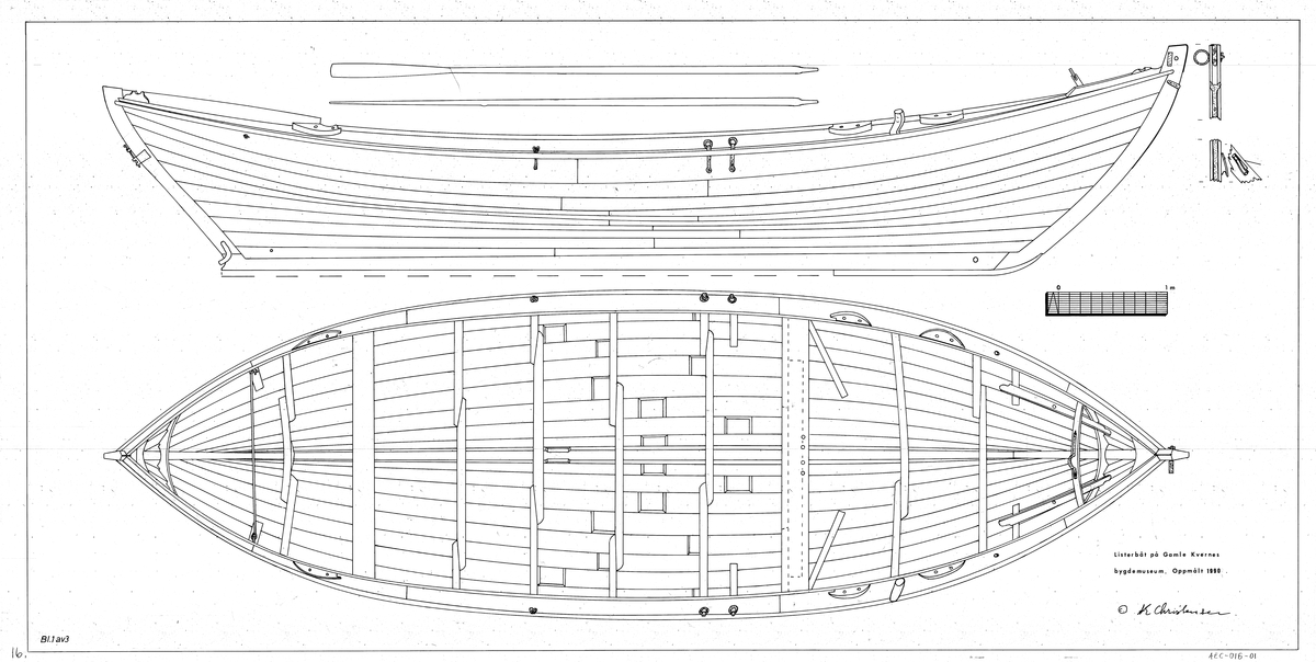 Konstruksjonstegning - Norsk Maritimt Museum / DigitaltMuseum