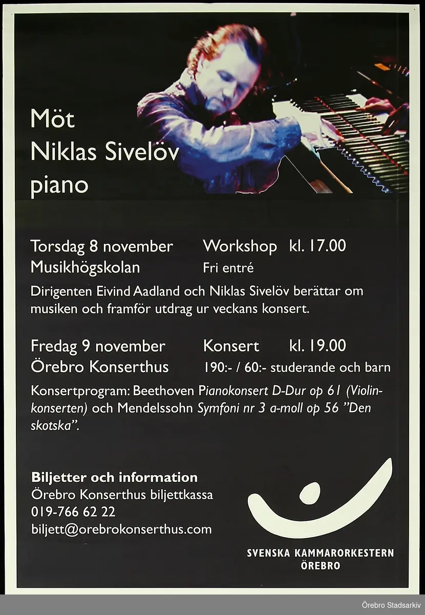 Solist Pianist Niklas Sivelöv, Dirigent Eivind Aadland