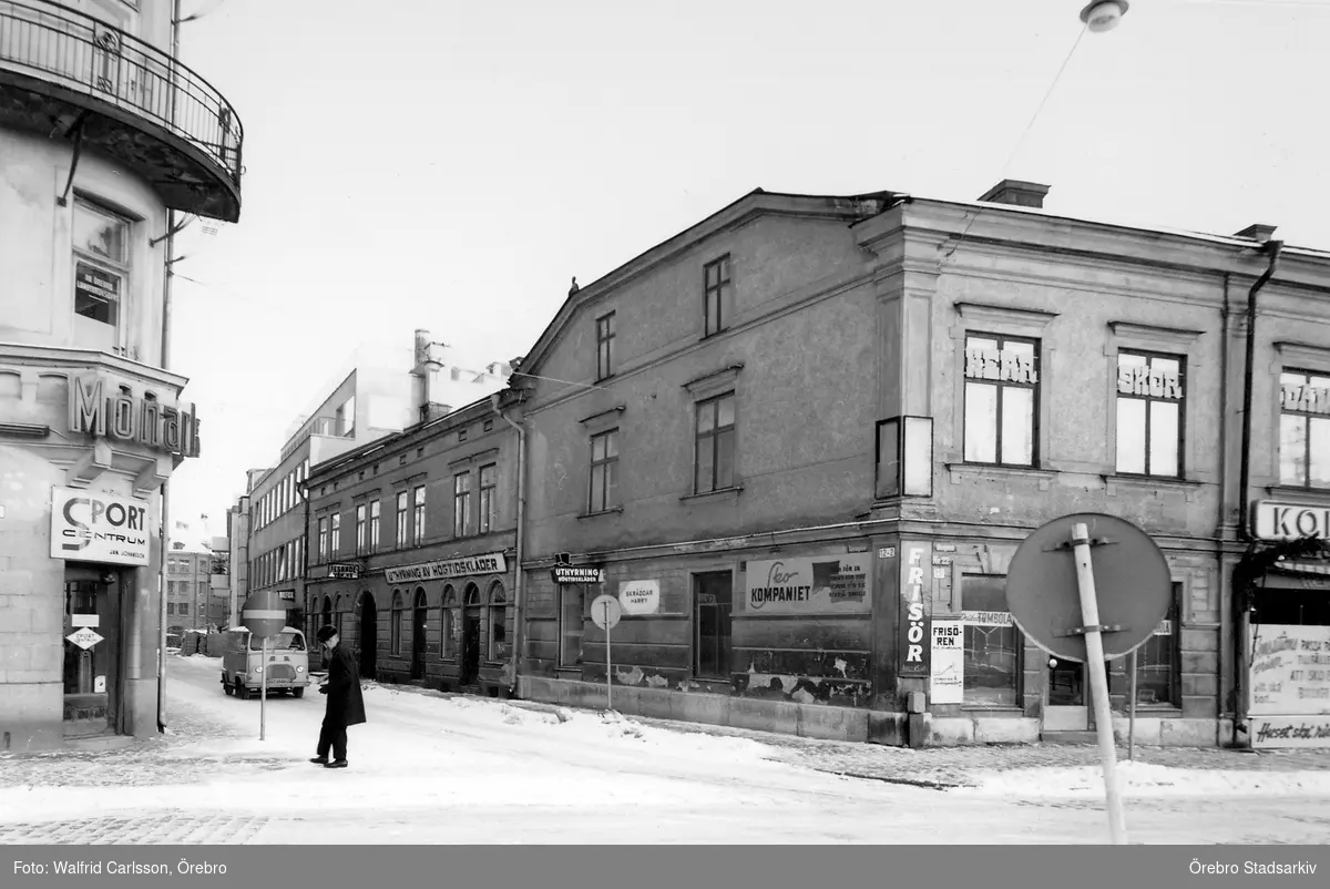 Gamla gatan mot norr, 1967 - Örebro stadsarkiv / DigitaltMuseum