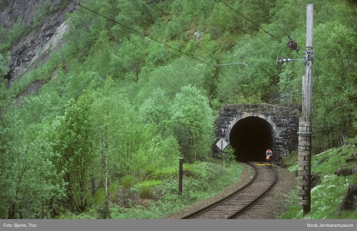 Østre inngang til gamle Kløftefjell tunnel ved Verpelstad holdeplass