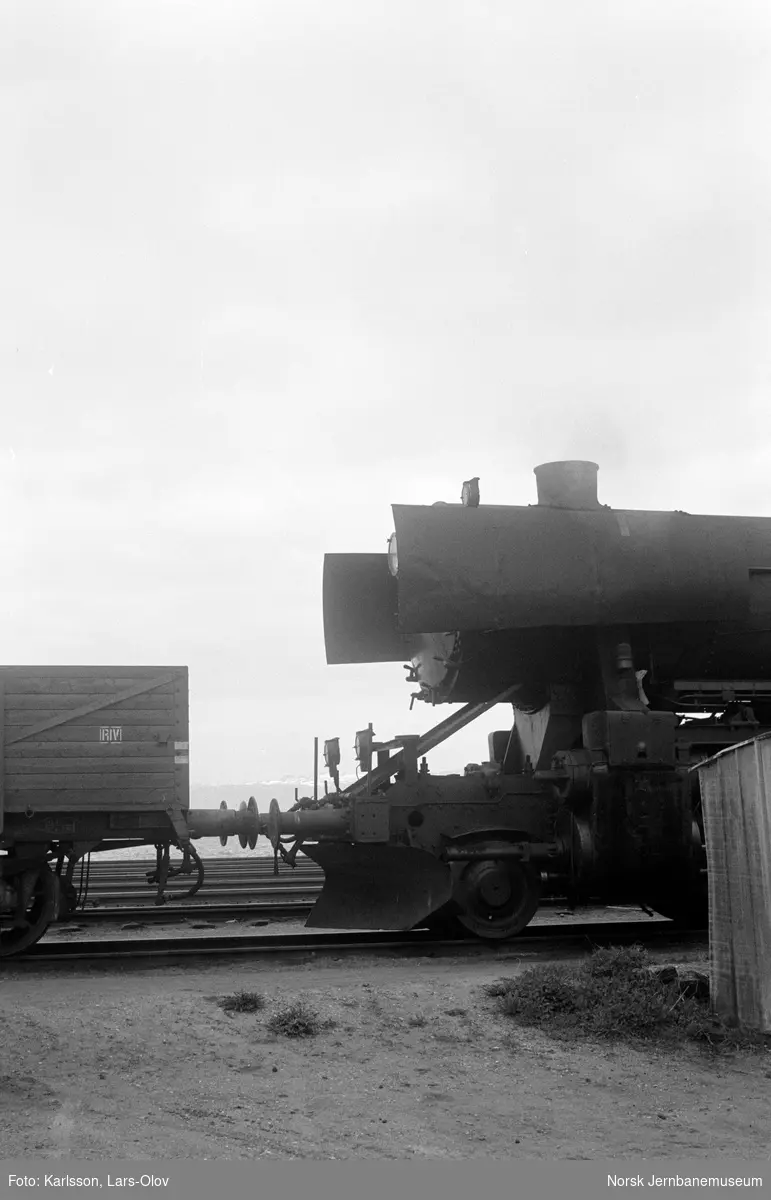 Damplokomotiv type 63a nr. 5032 på Trondheim stasjon