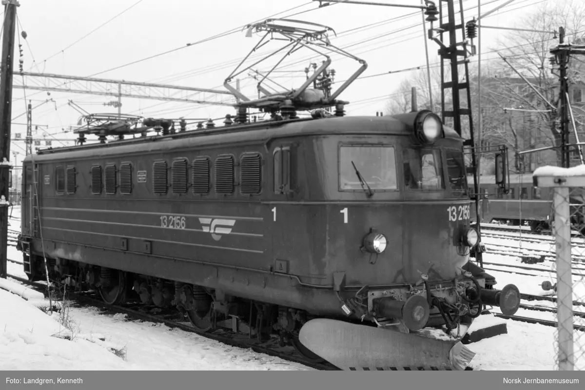 Elektrisk lokomotiv El 13 2156 på Filipstad
