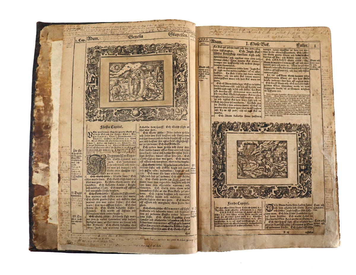 Ockelbo hembygdsförening, bibel från 1617 med anteckningar. 
Saknas kolofon, troligen Gustav II Adolfs bibel.