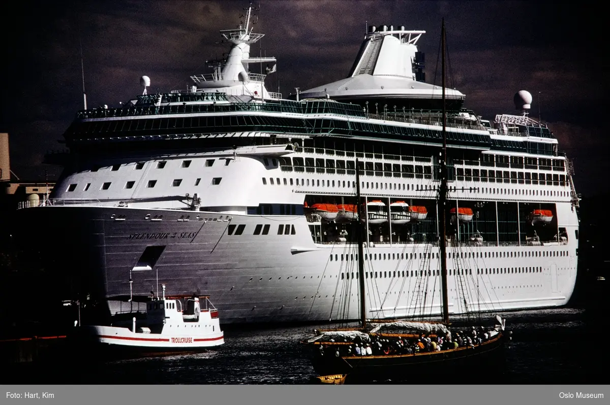 cruiseskip, Splendour of the Seas, båt, Trollcruise, seilfartøy