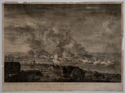 Bataillen d. 2. april 1801 paa Kiøbenhavns Reed [Kobberstikk