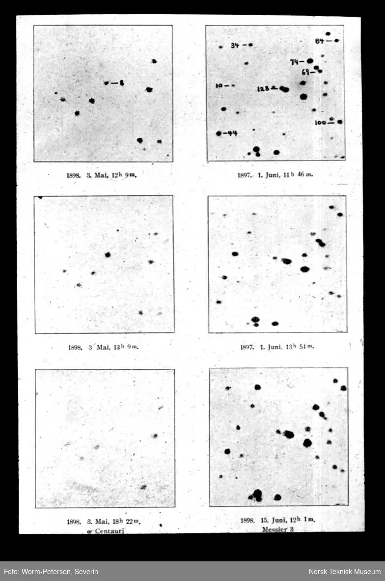 Foranderlige stjerner i stjerneklynger, Centauri og Messier