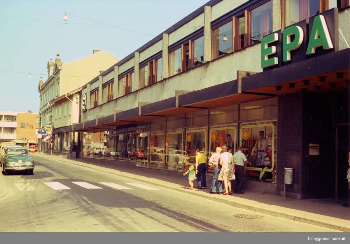 EPA-varuhuset vid Storgatan, 1970-tal?