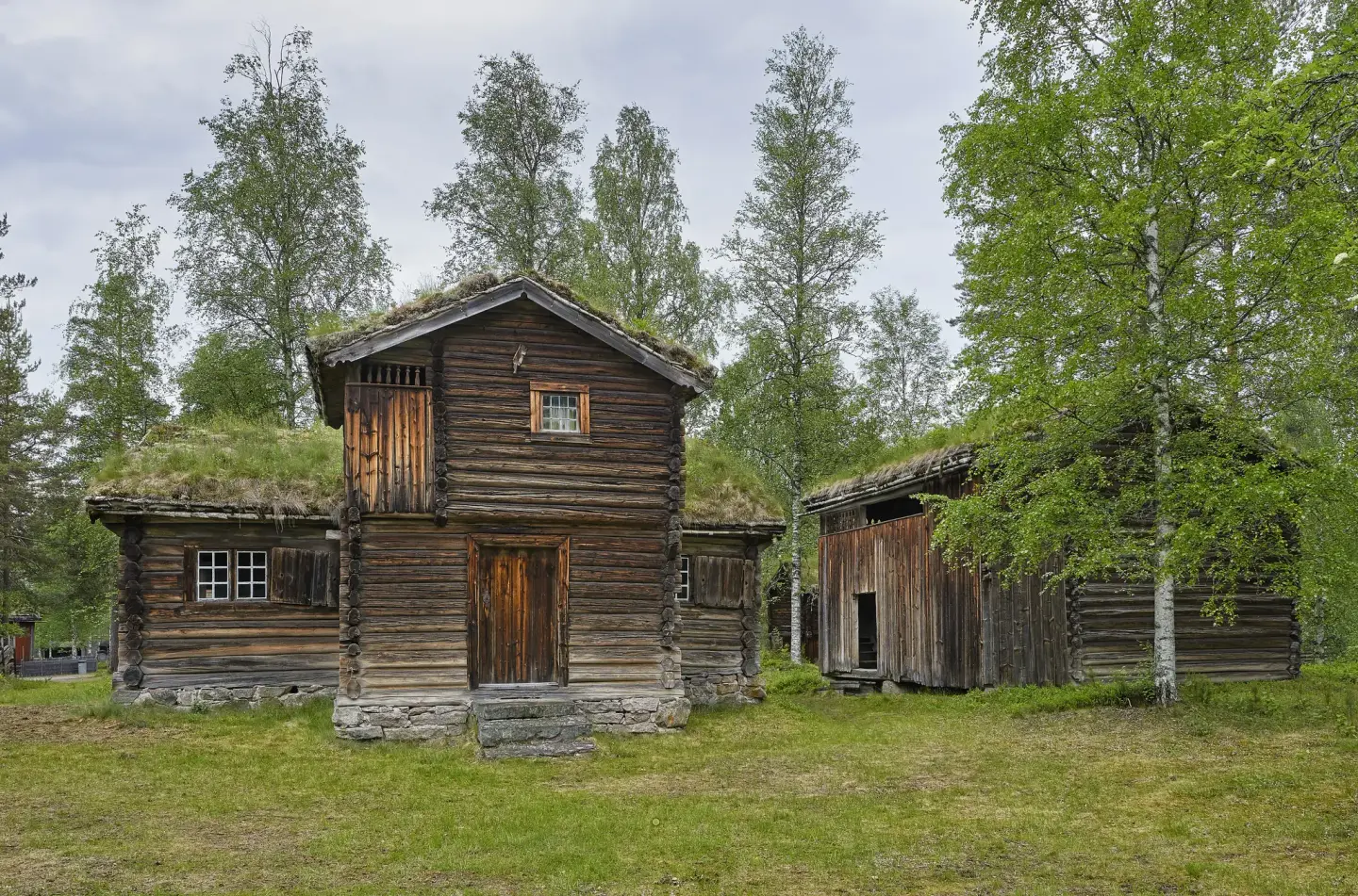 En av bygningene på friluftsmuseet på Glomdalsmuseet.