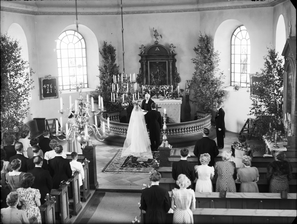 Bröllop, Forslöw-Öhrn, Östhammars kyrka, Uppland