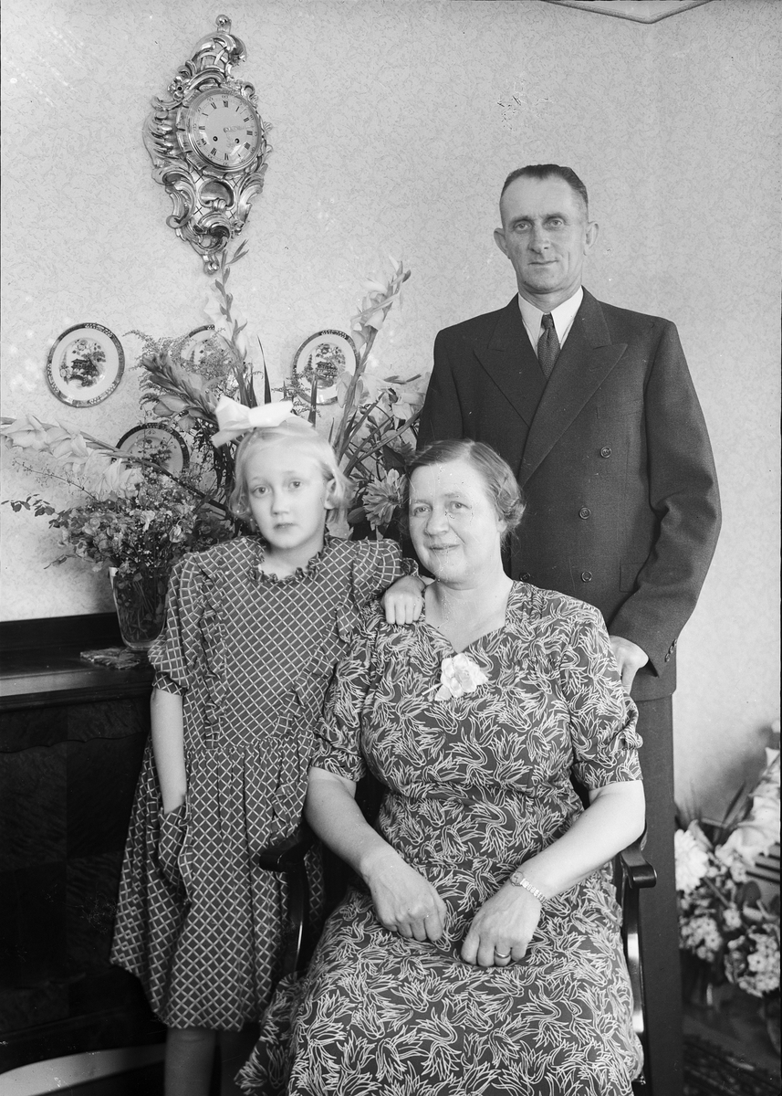 Familjen Johansson i hemmet, Gimo, Uppland