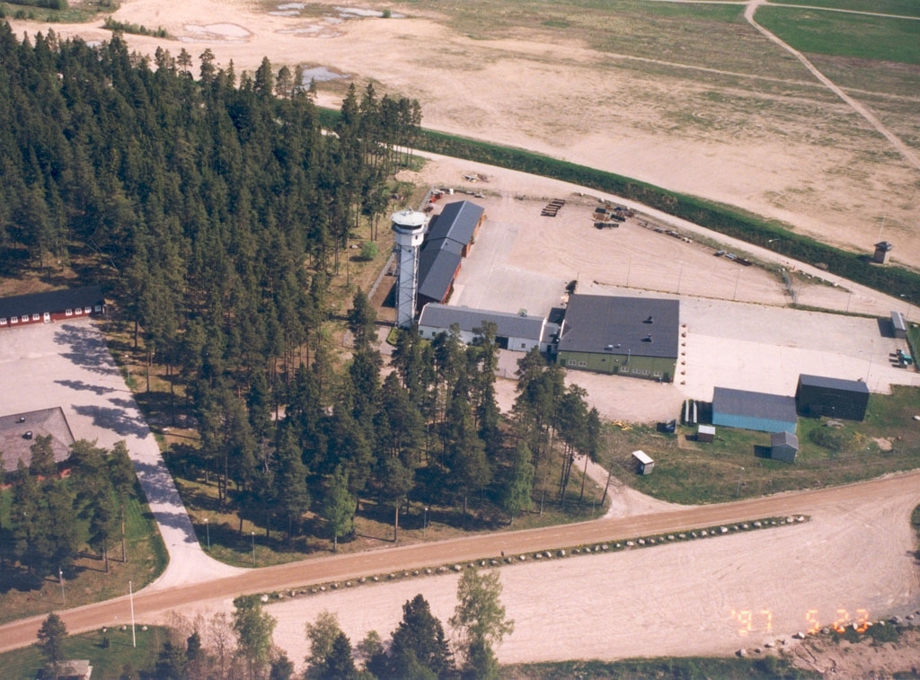 Ett flygfoto över Kråks säktorn 19970523.