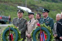 22. juni 2011: Avduking av minnestatue over jugoslaviske kri