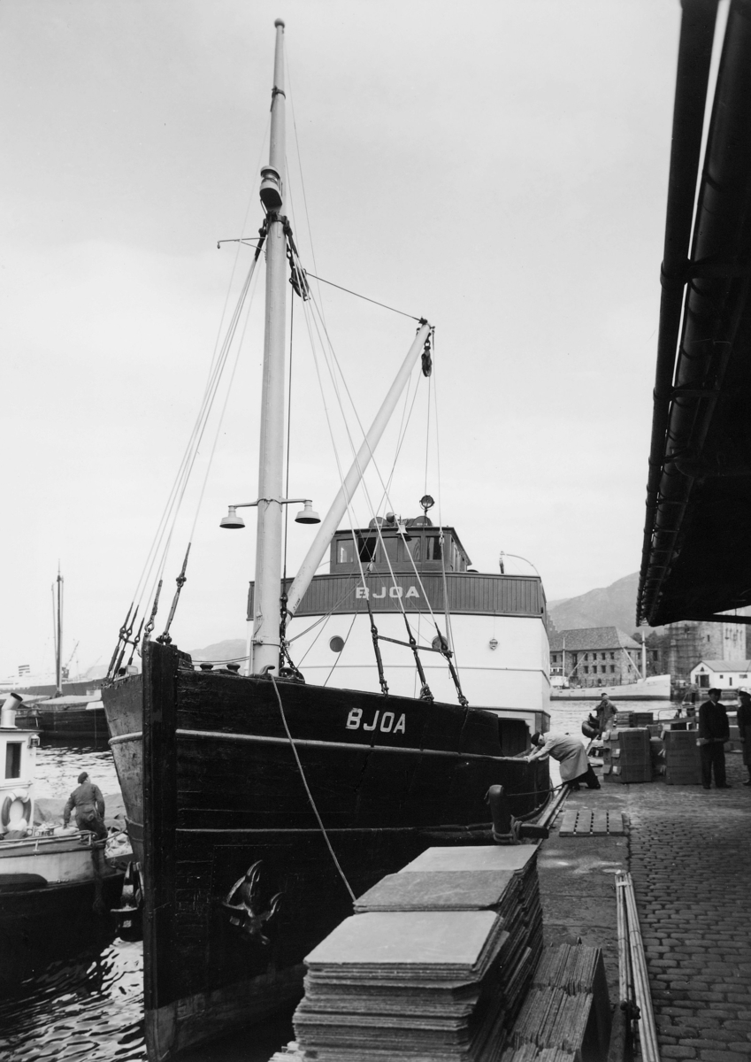 transport, båt, eksteriør, M/S Bjoa, Hardanger-Sunnhordlandske Dampskipsselskap