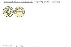 Stempelkatalog, 3633 Børkjeflåta brevhus II. Kongsberg postk