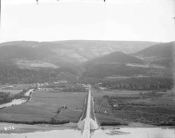 Kort : Ringebu  6/9 1901. Fra  Myhre st. Elv, jernbanebro, b