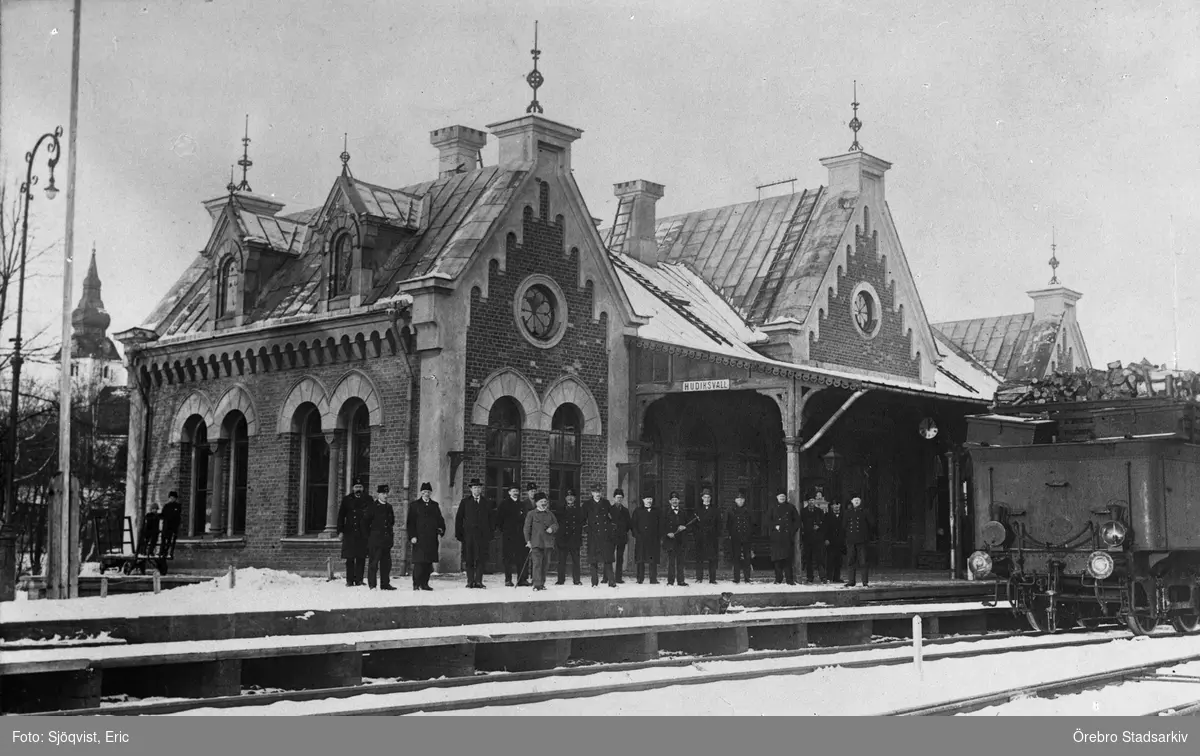 Järnvägsstationen i  Hudiksvall
