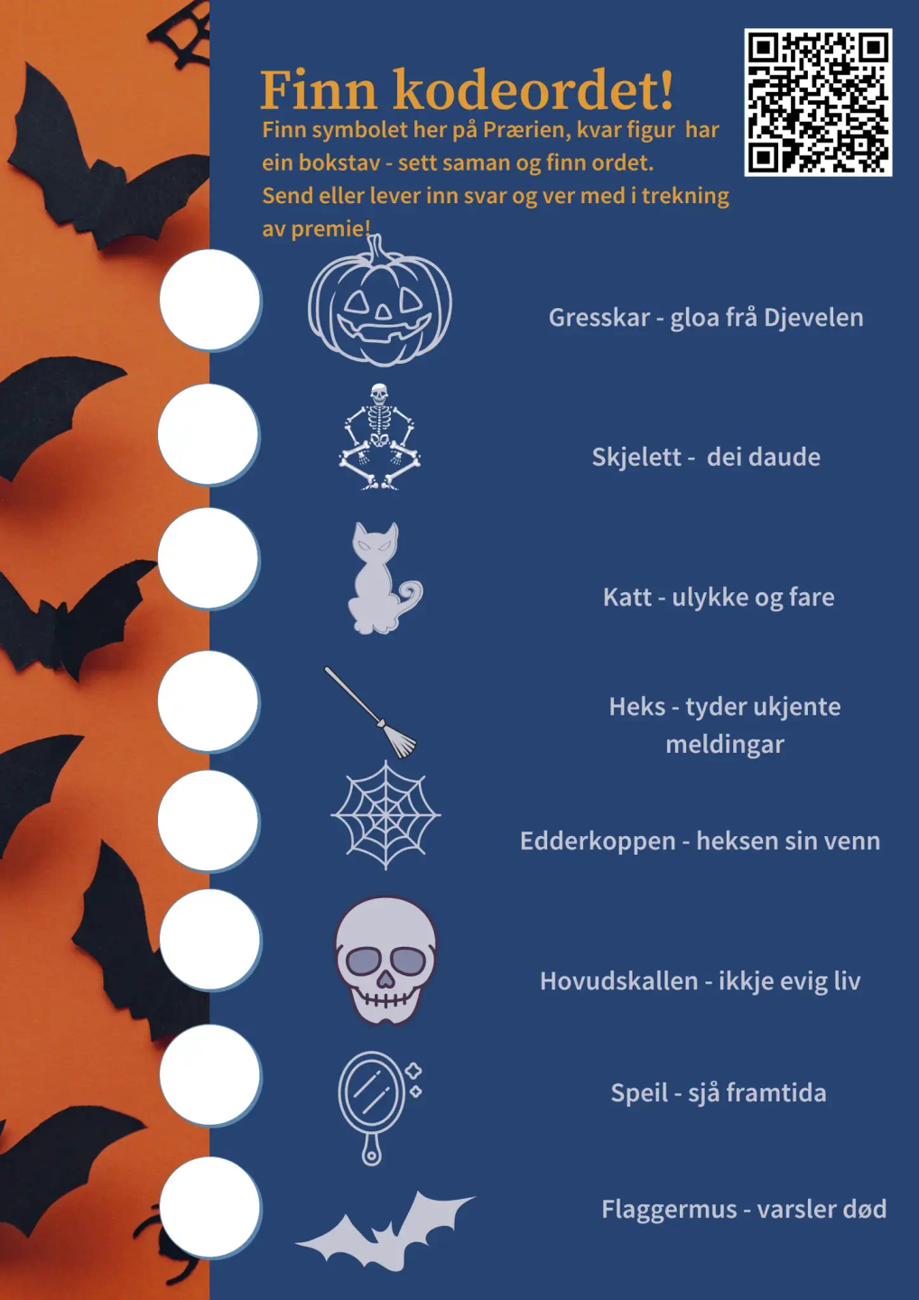 Oversiktsark, symboler til Hallowen, 