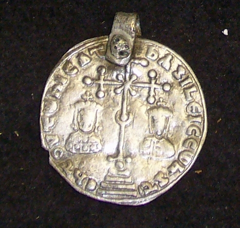 Baselius II - Konstantin VIII
präglad AD 977-989
med hank