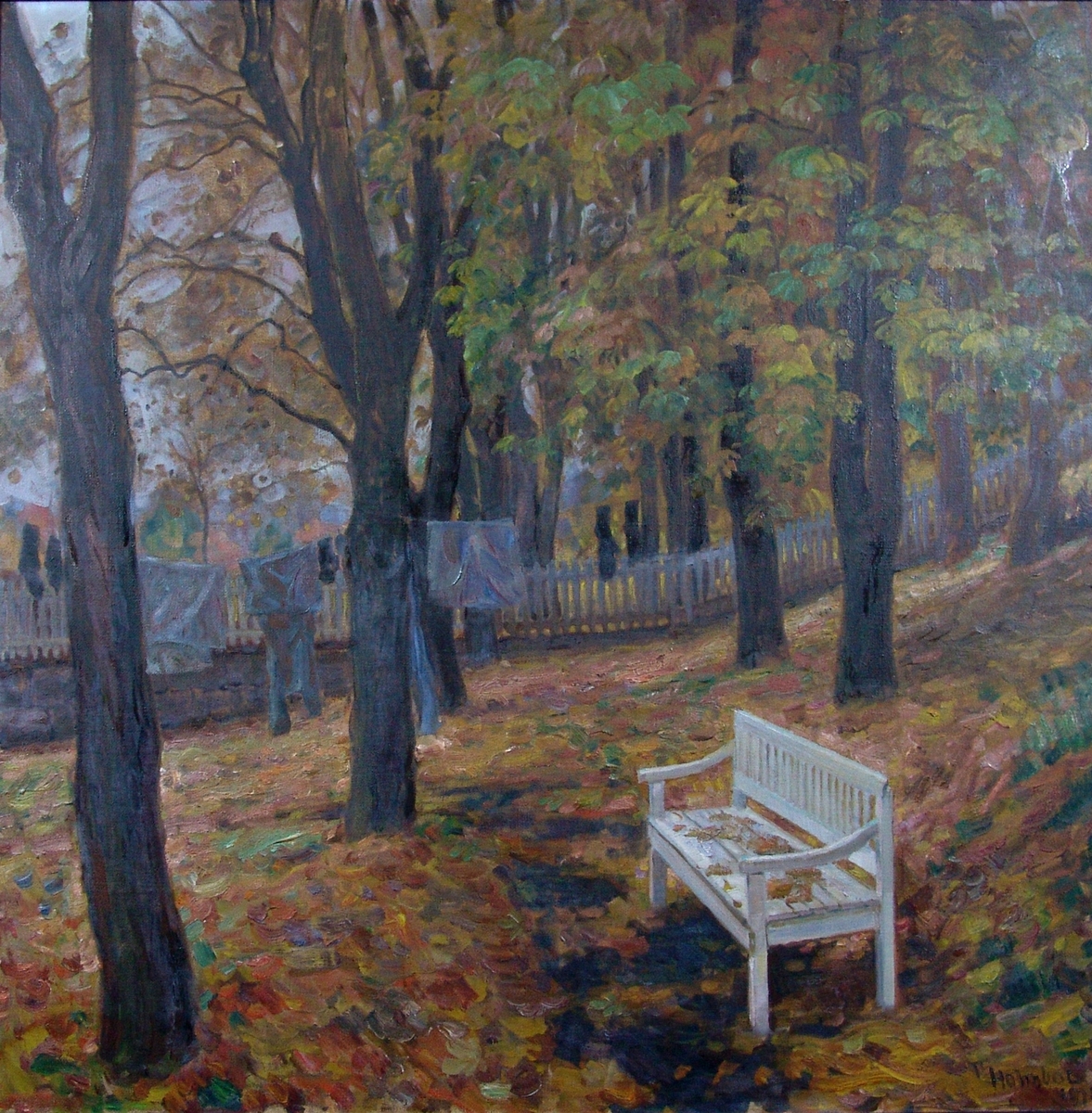 Høstløv [Maleri]