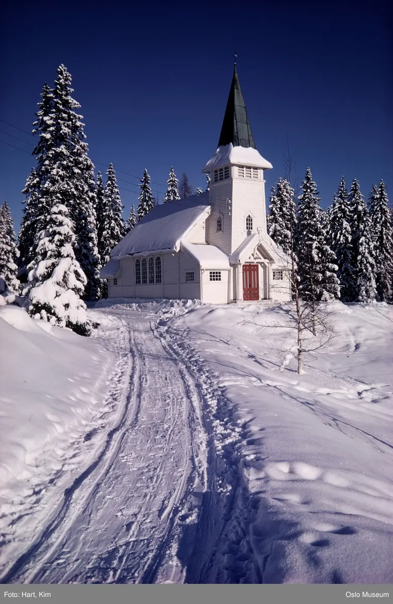 Sollihøgda kirke. - Oslo Museum / DigitaltMuseum