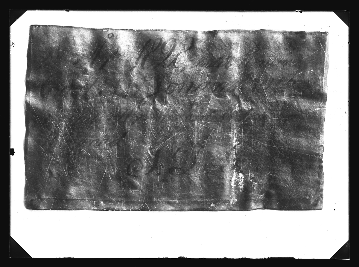 Kroppåsbrev på pergament, från Munktorps sockenstuga.