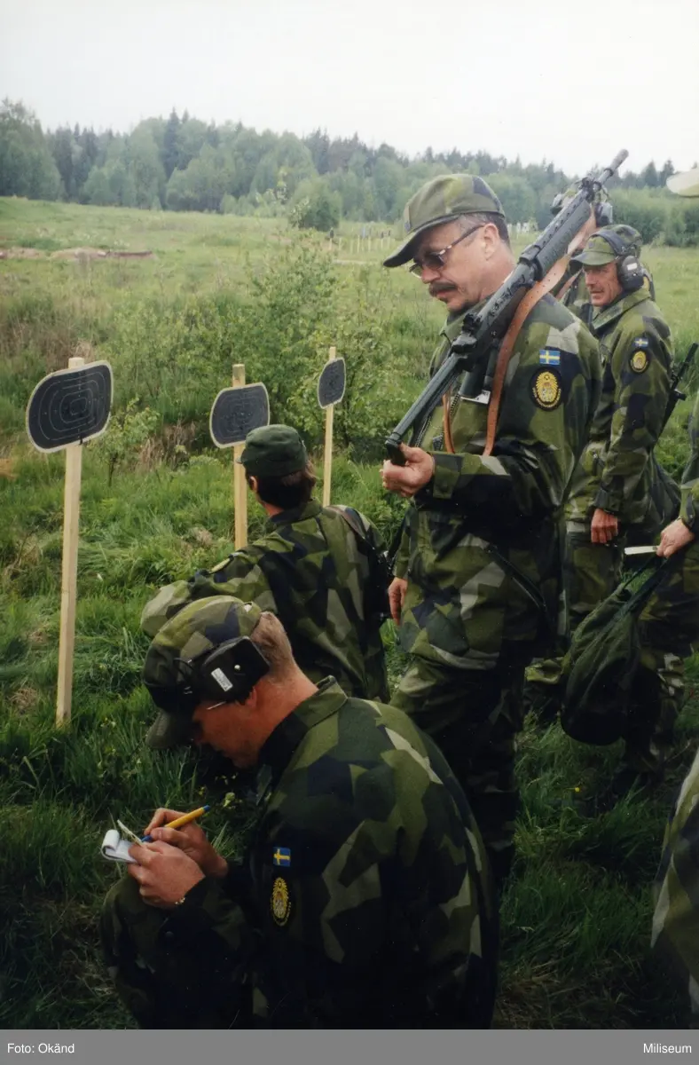 Vårfälttävlan, Ing 2. Stående Alf Bilker, Ing 2 och major Claes ...