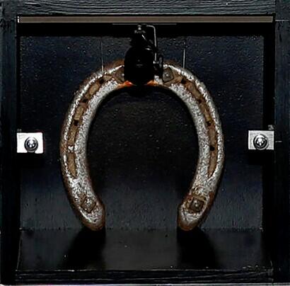 Horse shoe from the exhibition.