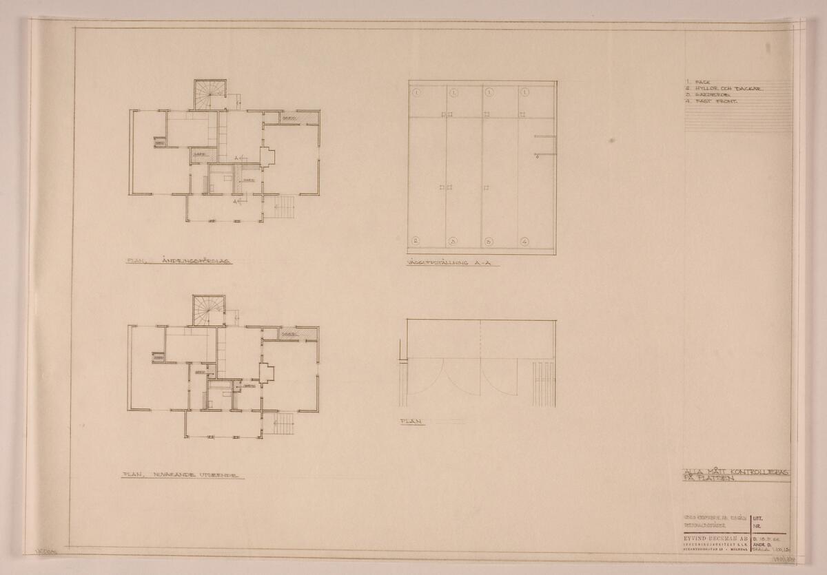 Göteborgs kexfabrik [ritning] - Designarkivet / DigitaltMuseum