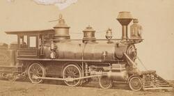 Baldwins leveransefoto av damplokomotiv NR. 1 SCHUYLKILL lev