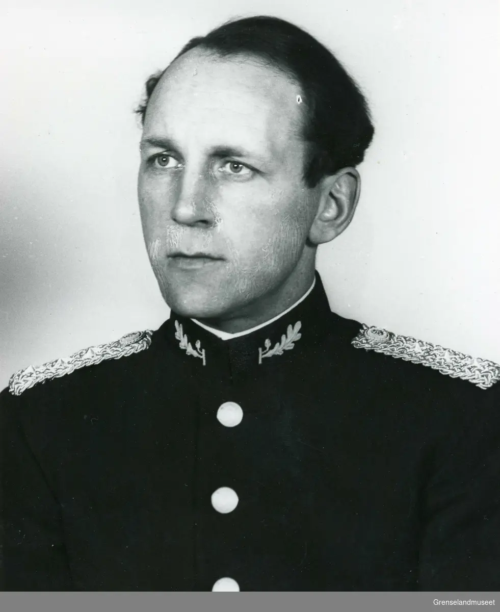 Portrett av Jonas Petter Madsø. Politimester i Sør-Varanger i perioden 1947-1957/58.